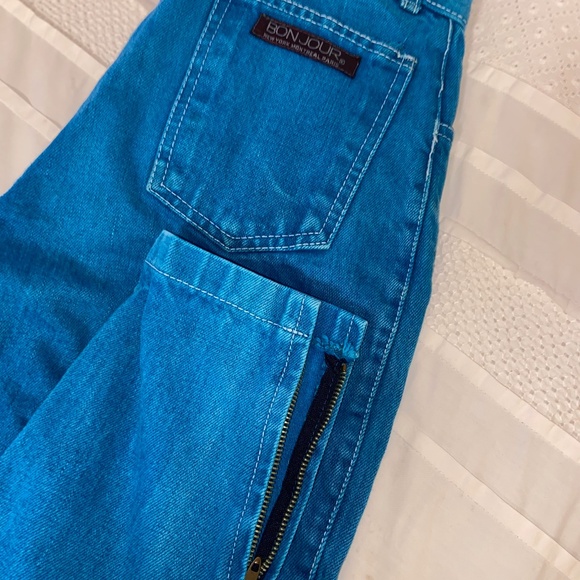 Vintage BON JOUR Blue Jeans – Rare Retro Denim - Picture 2 of 4